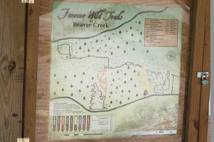 Forever Wild Trails Trail Map Kiosk Design