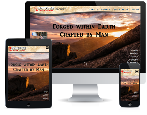 G & L Granite Responsive Website Design