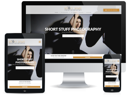 Short Stuff Photography Responsive Website Design
